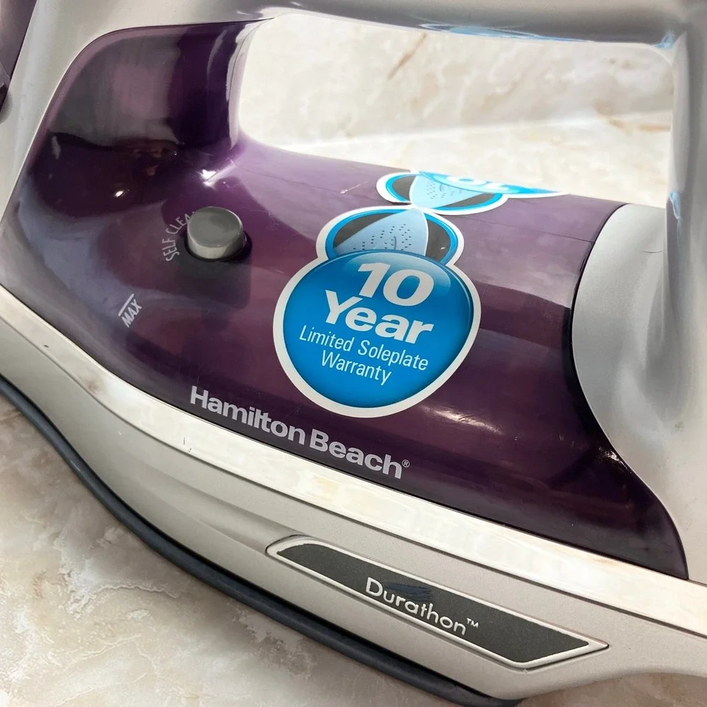 Hamilton Beach 19902R Durathon Digital Iron w/ Retractable Cord 1700W